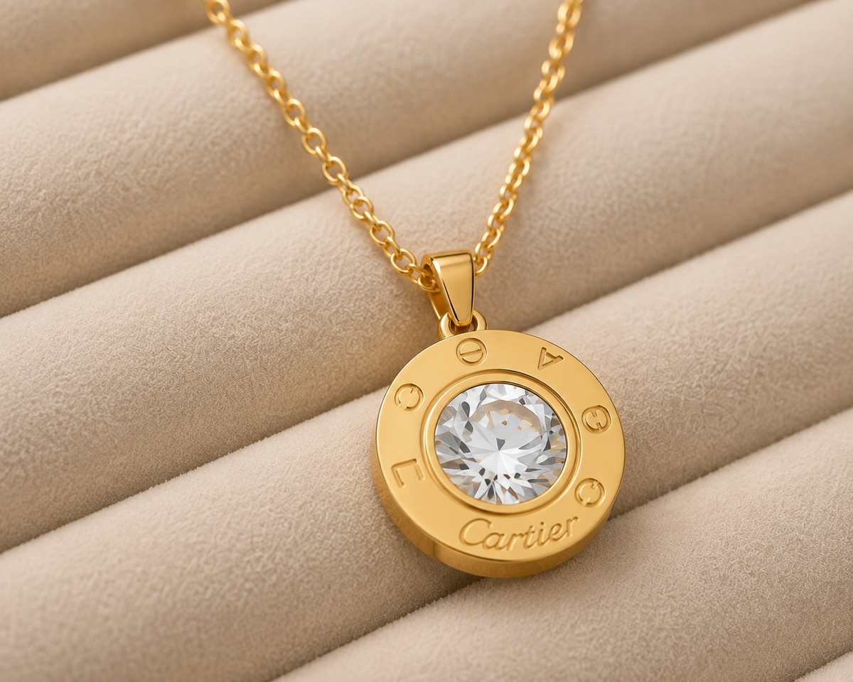 Cartier Love Necklace, Ring, Earrings & Bangle Set