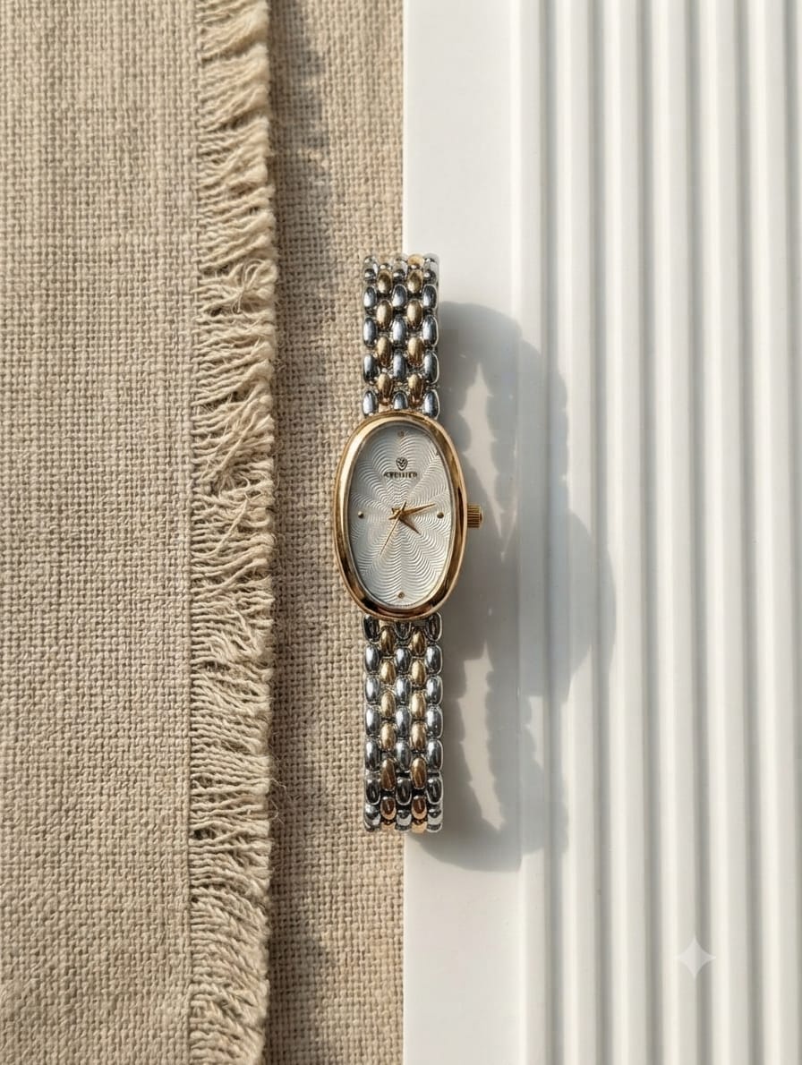 Oval Dial Elegant Watch