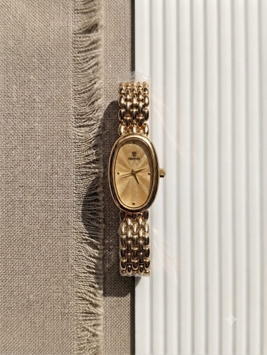 Oval Dial Elegant Watch
