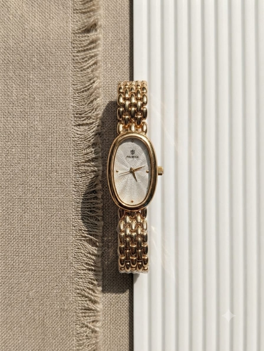 Oval Dial Elegant Watch