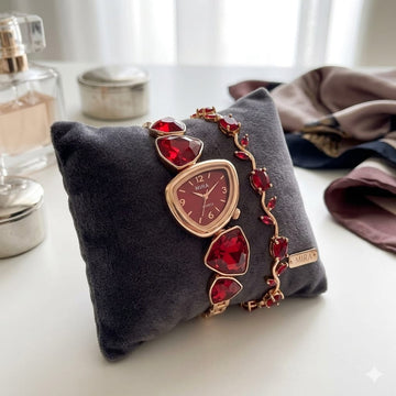 Stone Watch with Tulip Bracelet