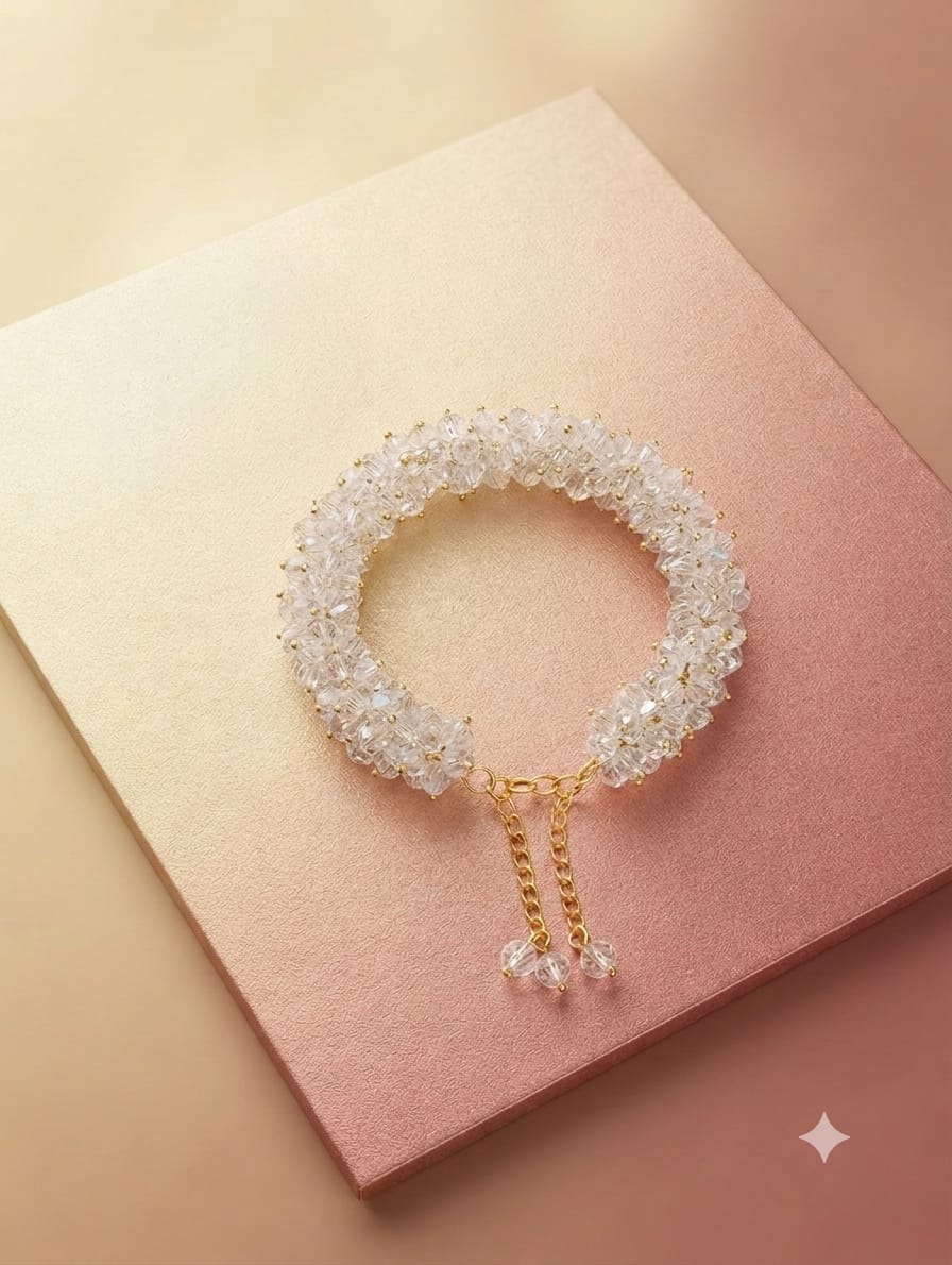 Blossom Crystal Cluster Bracelet
