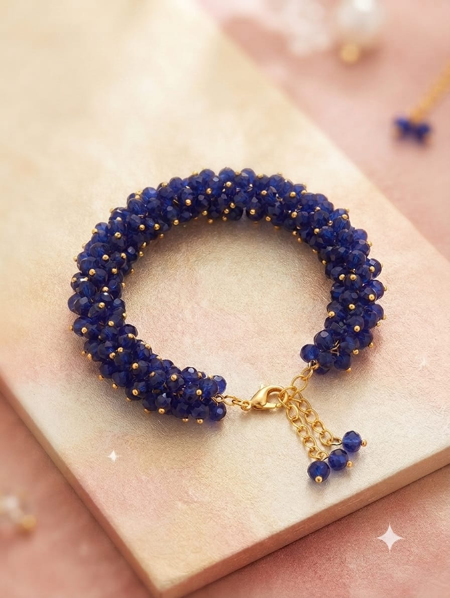 Blossom Crystal Cluster Bracelet