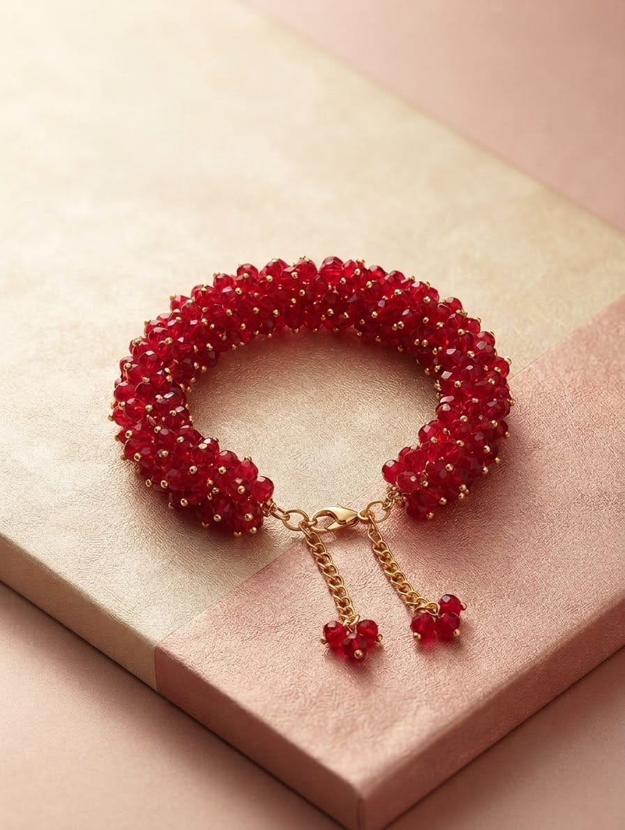 Blossom Crystal Cluster Bracelet