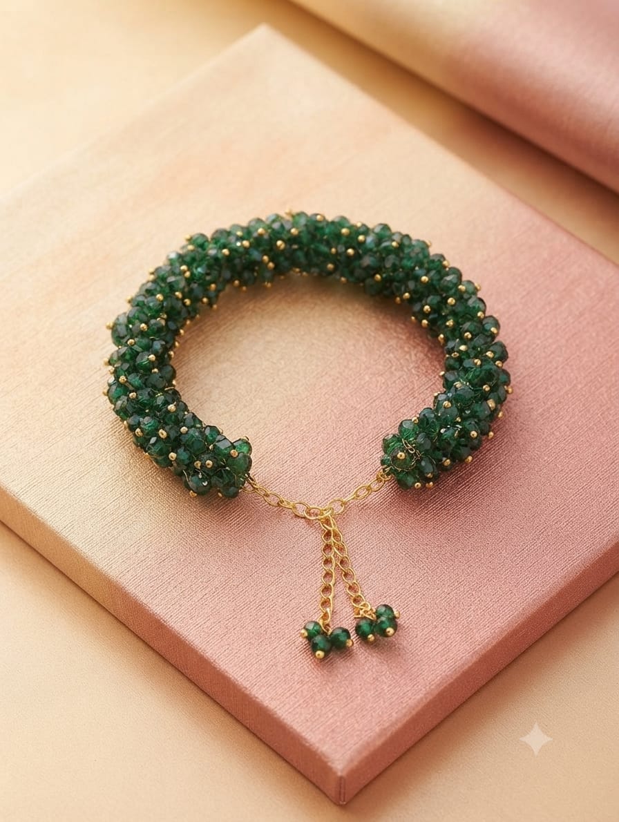 Blossom Crystal Cluster Bracelet