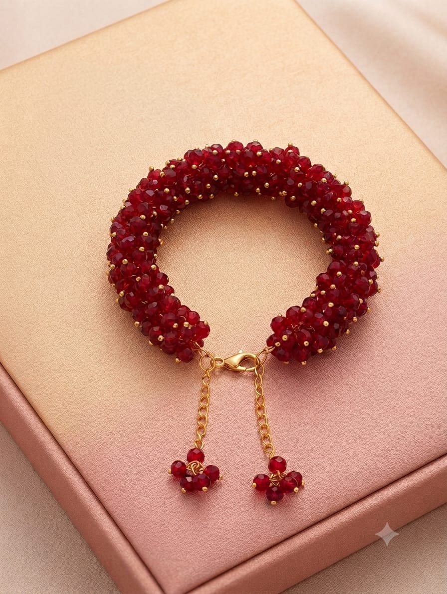 Blossom Crystal Cluster Bracelet