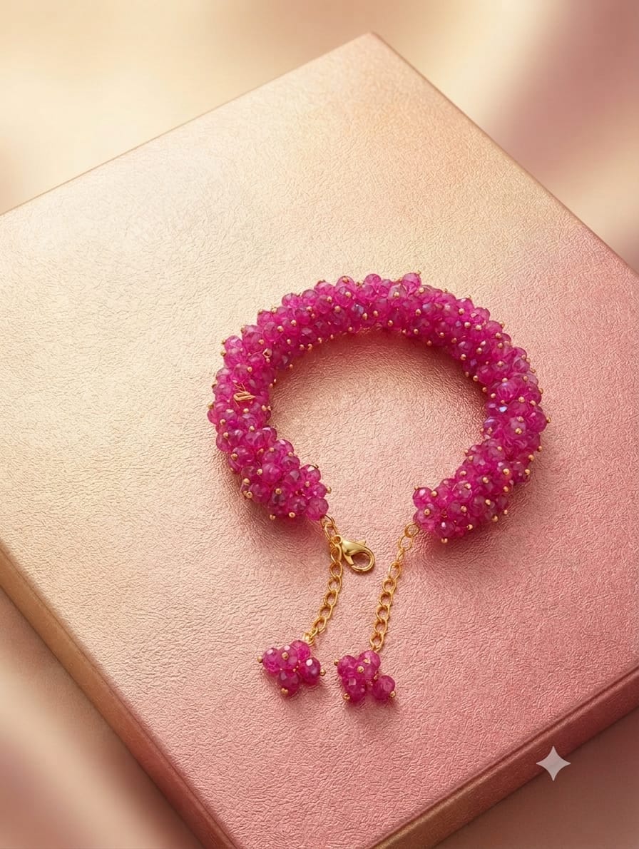 Blossom Crystal Cluster Bracelet