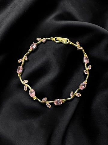 Crystal Vine Tulip Bracelet