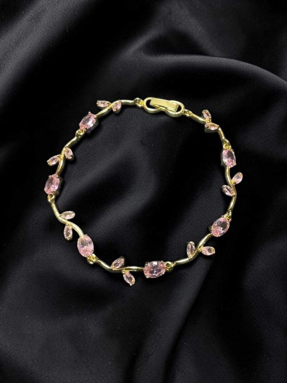 Crystal Vine Tulip Bracelet