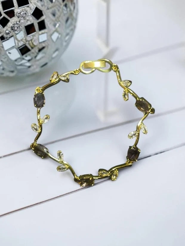Crystal Vine Tulip Bracelet
