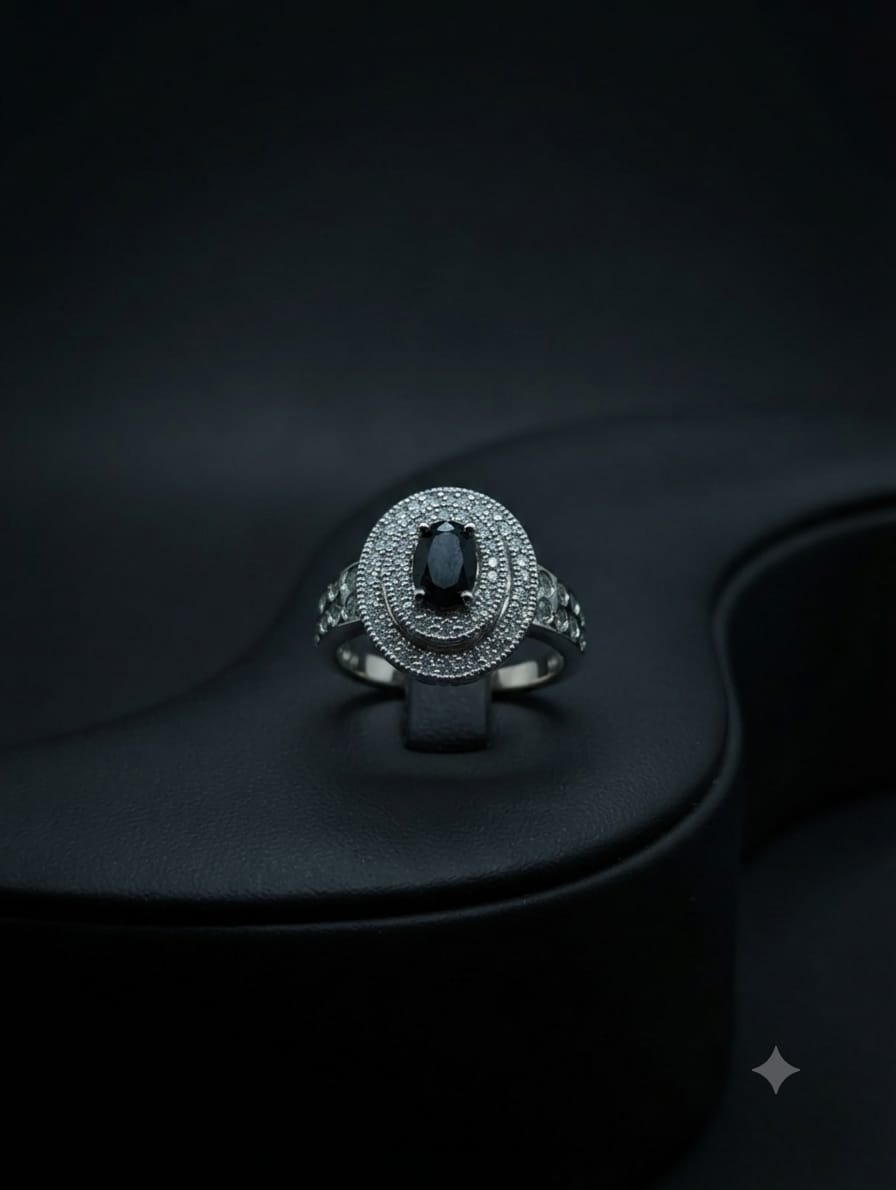 Royal Halo Zircon Ring