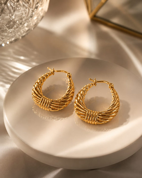Zara Twist Hoops