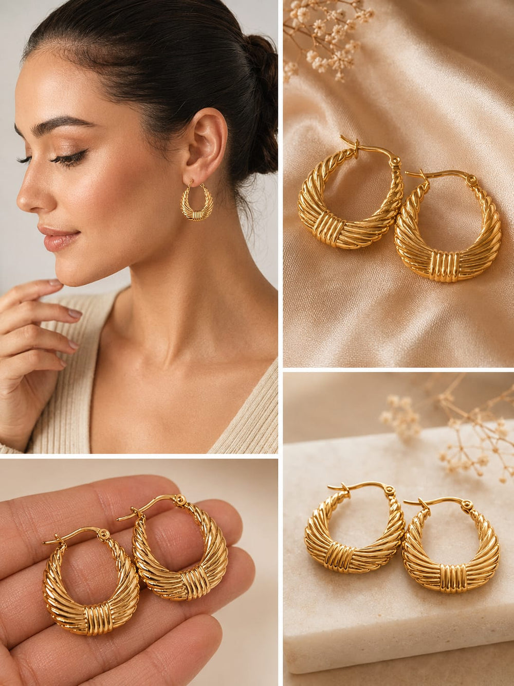 Zara Twist Hoops