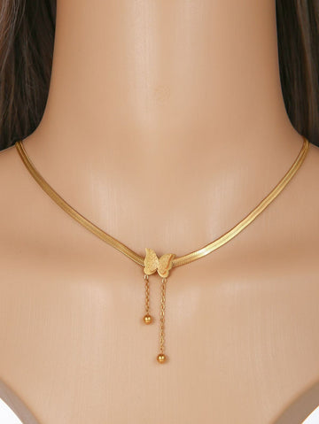 Butterfly Slider Necklace