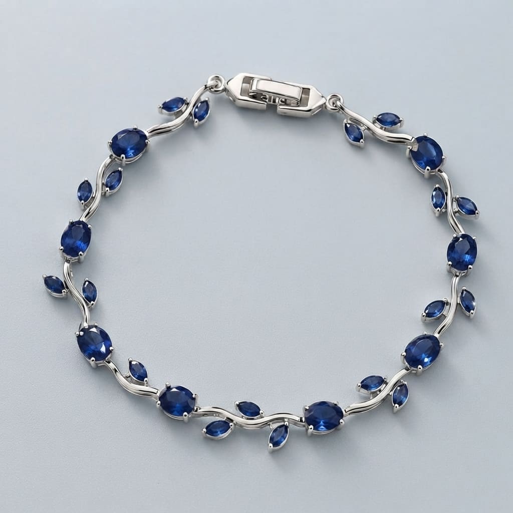 Crystal Vine Tulip Bracelet