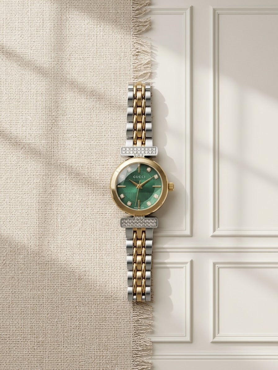 Gucci G-Timeless Gold Diamond Watch