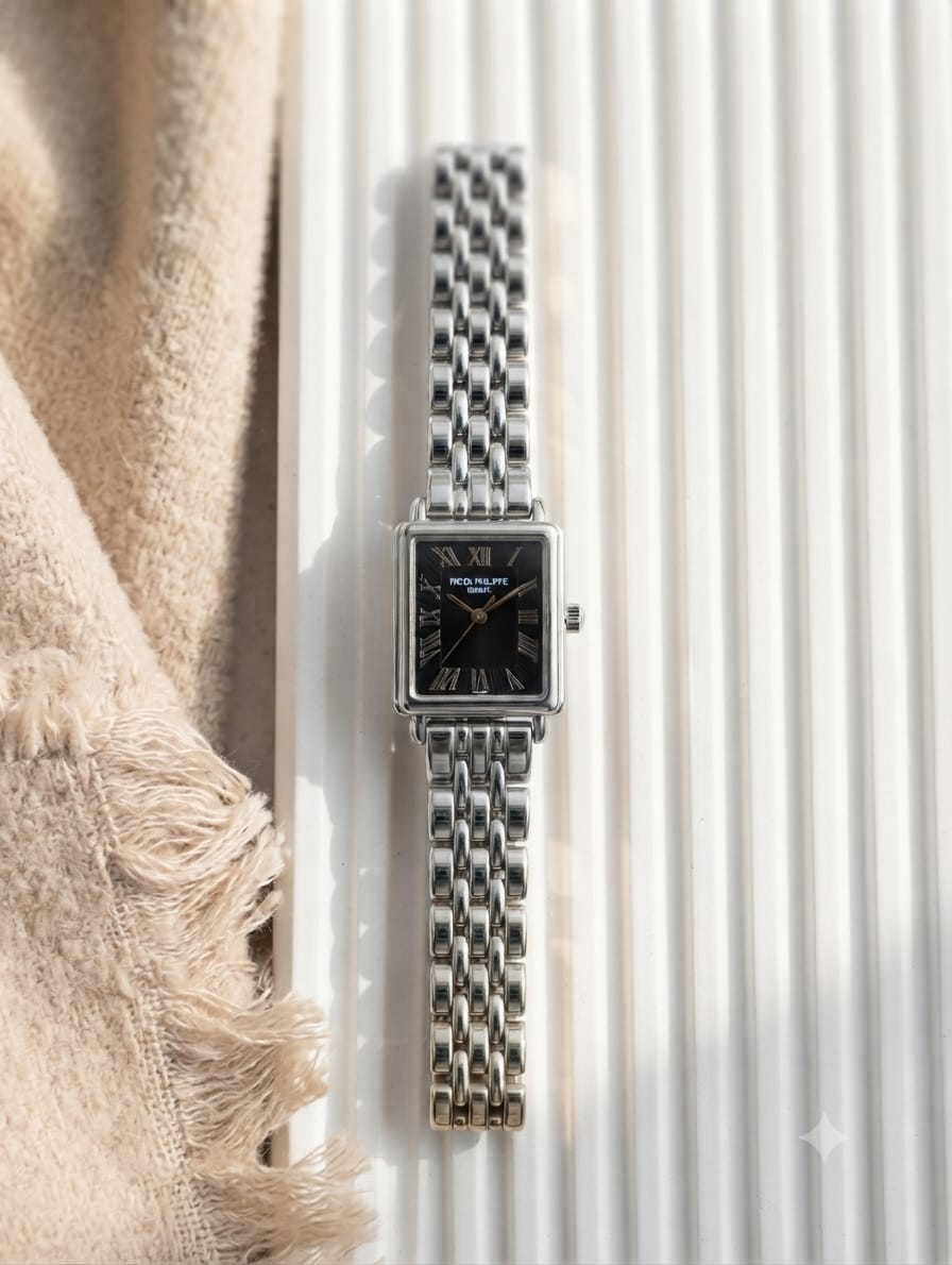 Vintage Square Roman Numeral Watch