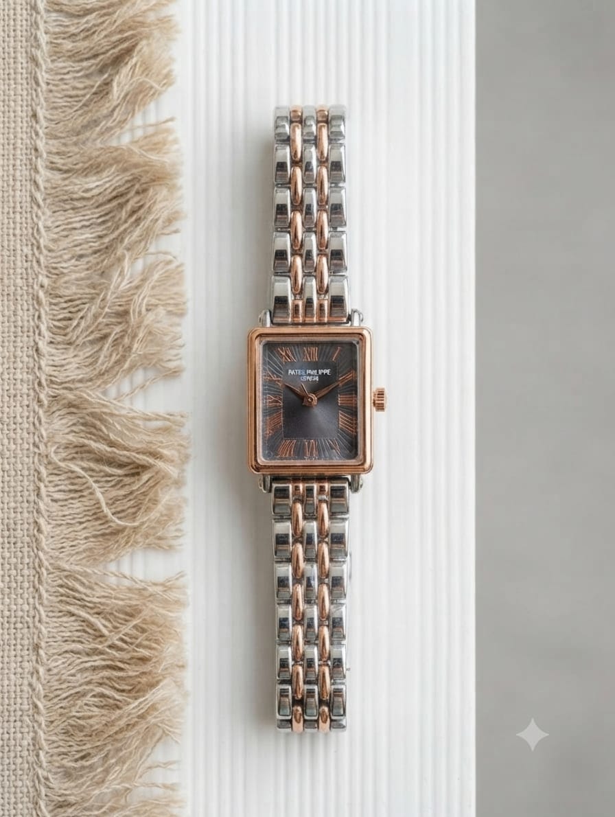 Vintage Square Roman Numeral Watch