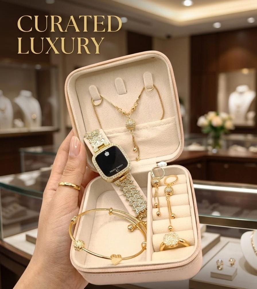 Touch Screen Watch & Jewellery Gift Set