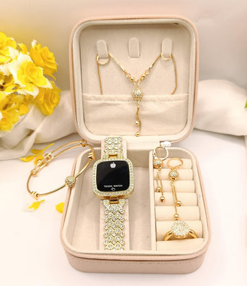 Touch Screen Watch & Jewellery Gift Set