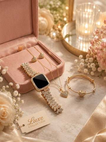 Luxury Edition Watch & Jewellery Gift Set