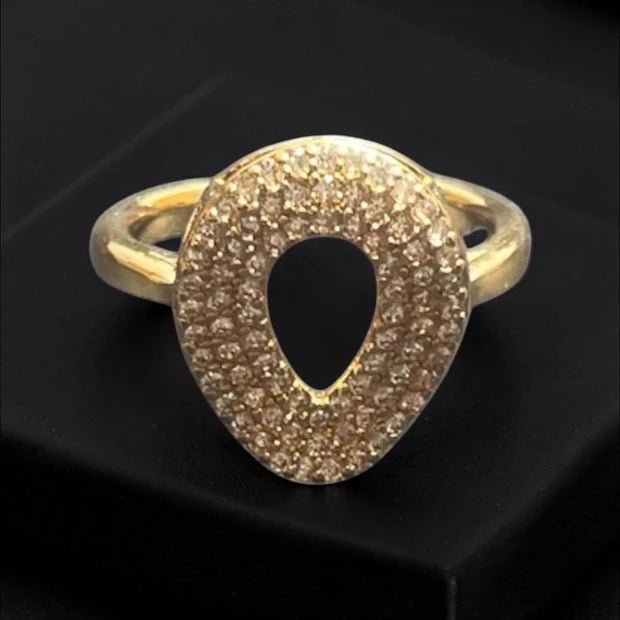 Pave Teardrop Jewellery Set