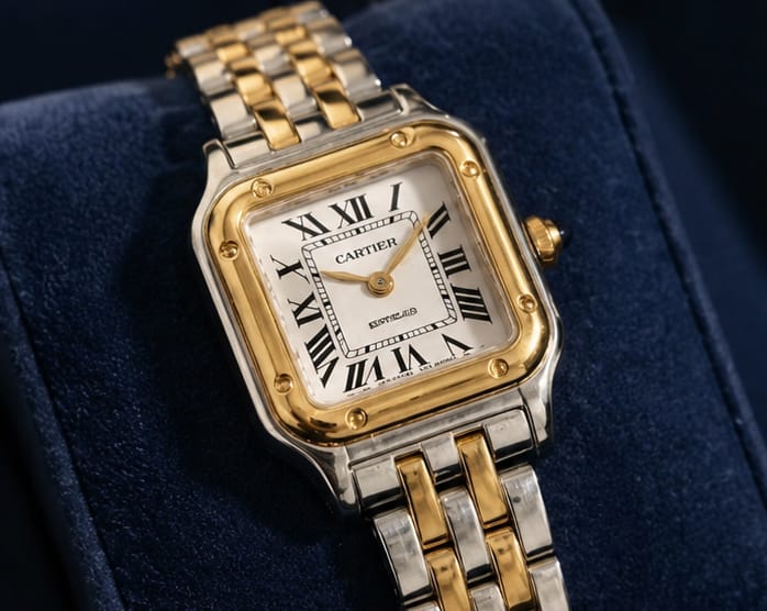 Two-Tone Heart Watch & Jewellery Gift Set